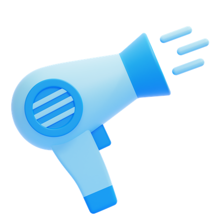 Hair Dryer  3D Icon