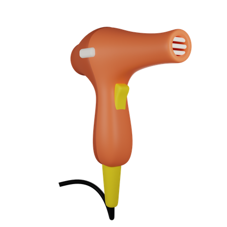 Hair Dryer  3D Illustration