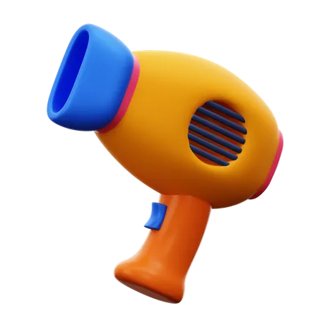 Hair Dryer  3D Illustration