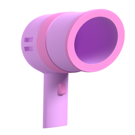 Hair Dryer  3D Illustration