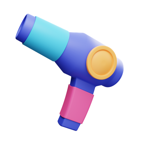 Hair Dryer  3D Illustration