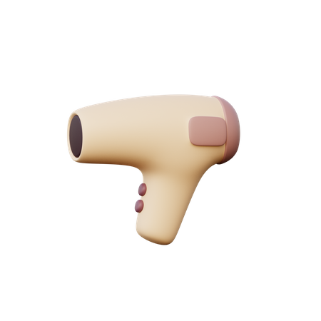 Hair Dryer  3D Illustration