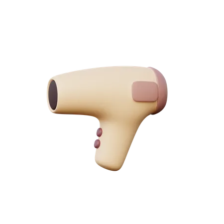 Hair Dryer  3D Illustration