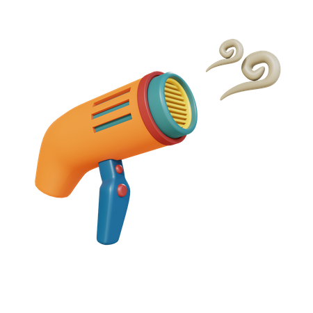 Hair Dryer  3D Illustration