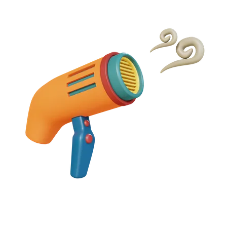 Hair Dryer  3D Illustration