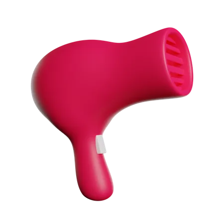 Hair Dryer Blow 3D Icon
