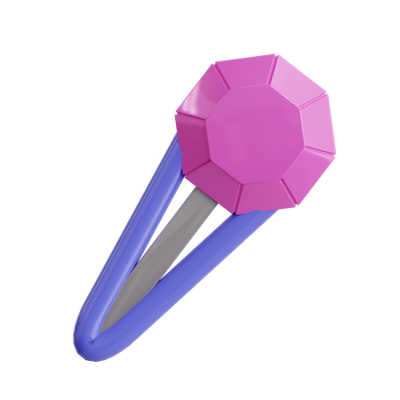 Hair Pin  3D Icon