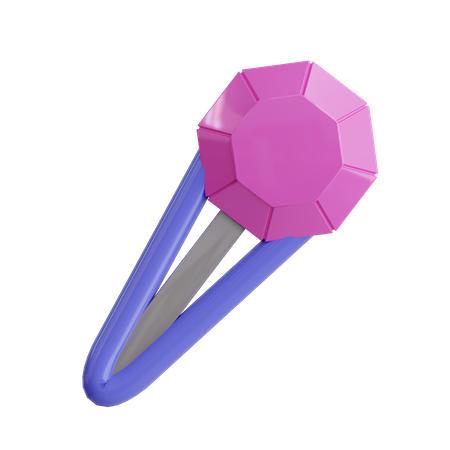 Hair Pin  3D Icon
