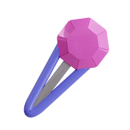 Hair Pin  3D Icon
