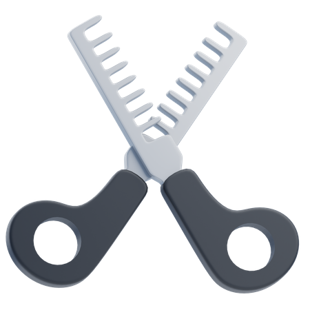 Hair Scissors  3D Icon