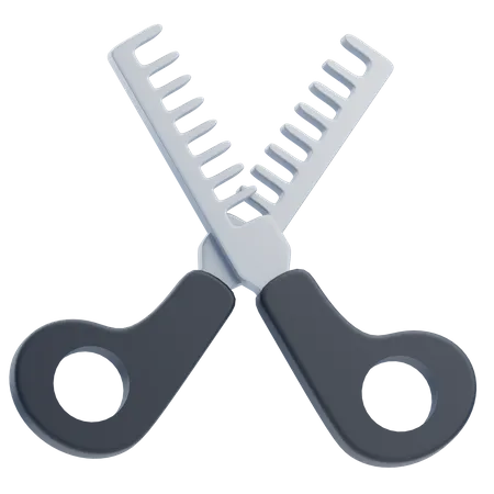 Hair Scissors  3D Icon