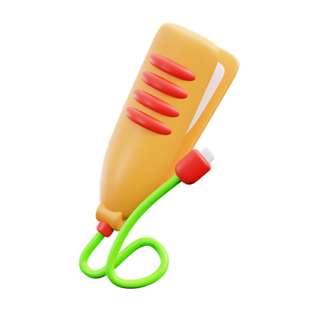 Hair Straightener  3D Icon