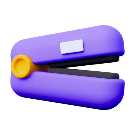 Hair Straightener  3D Icon