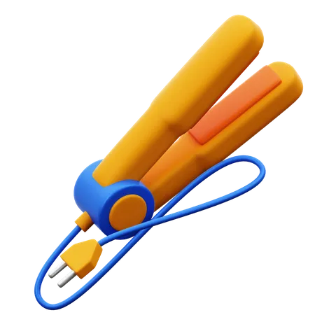 Hair Straightener  3D Illustration