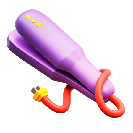 Hair Straightener  3D Illustration