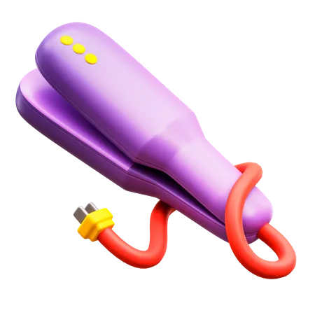 Hair Straightener  3D Illustration