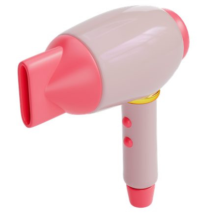 Hairdryer  3D Icon