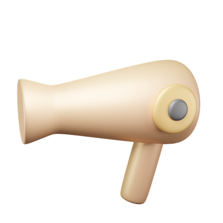 Hairdryer  3D Icon