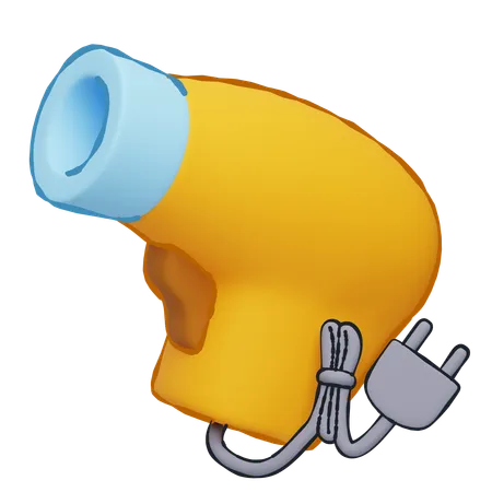 Hairdryer  3D Icon