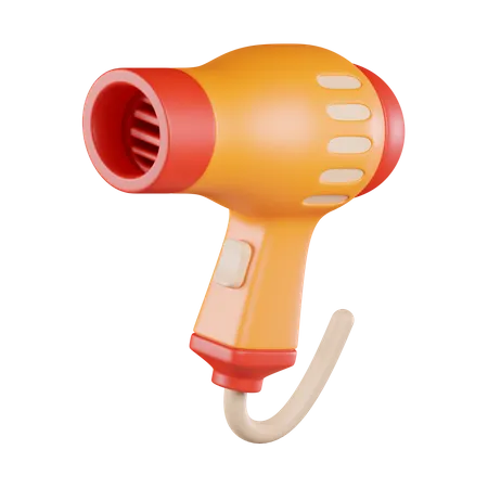 Hairdryer 3D Icon