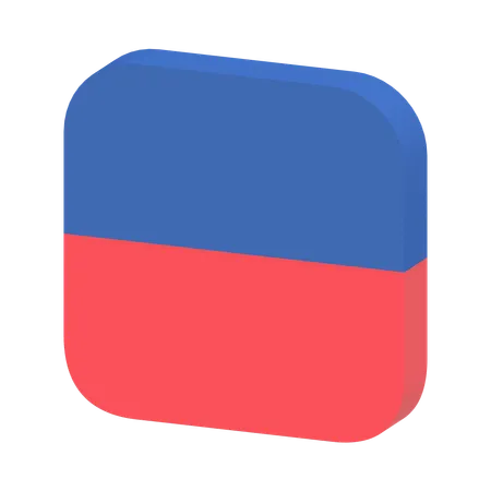 Haiti Flag  3D Icon