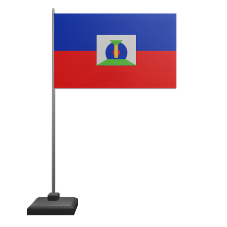 Haiti Flag  3D Icon