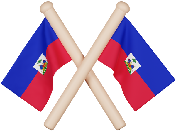 Haiti Flag 3D Icon