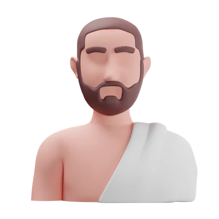 Haj Man  3D Icon