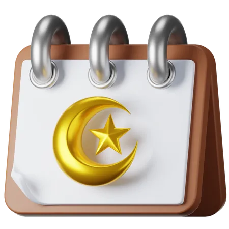 Hajj Calendar 3 D Icon 3D Icon
