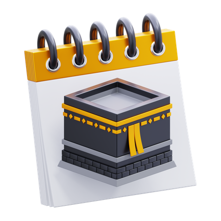 Hajj Calendar  3D Icon