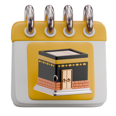 Hajj Calendar  3D Icon