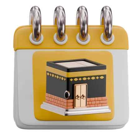 Hajj Calendar  3D Icon