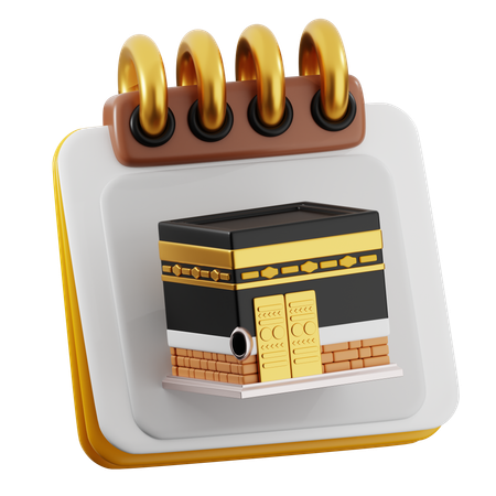 Hajj Calendar  3D Icon