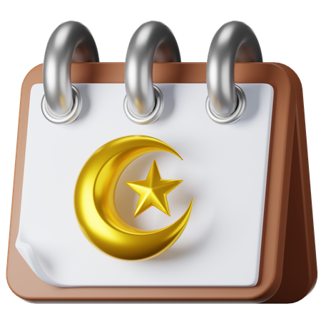 Hajj Calendar  3D Icon