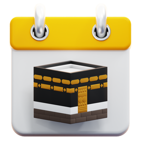 HAJJ CALENDAR  3D Icon