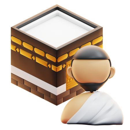 HAJJ MAN  3D Icon