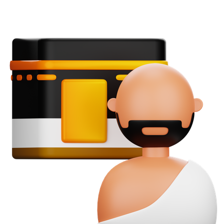 Hajj Man  3D Icon