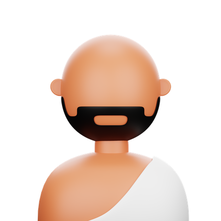Hajj Man  3D Icon