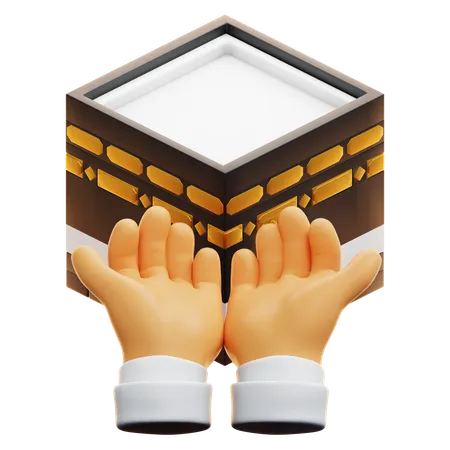 HAJJ PRAY  3D Icon