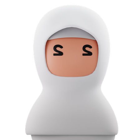 ハッジ女性  3D Icon