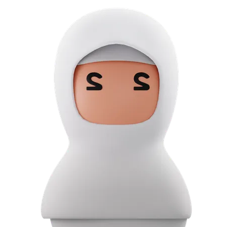 ハッジ女性  3D Icon