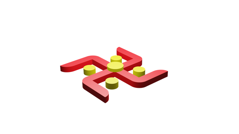 Hakenkreuz-Symbol  3D Icon