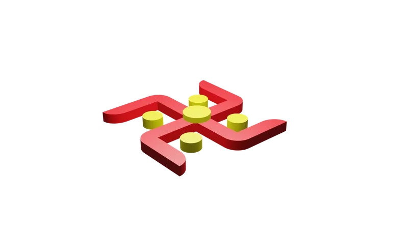 Hakenkreuz-Symbol  3D Icon