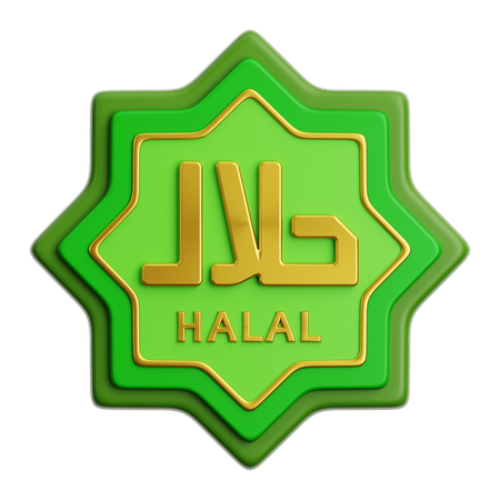 Halal  3D Icon