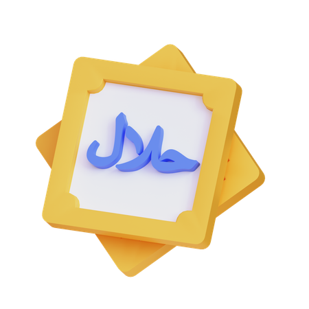 Halal  3D Icon