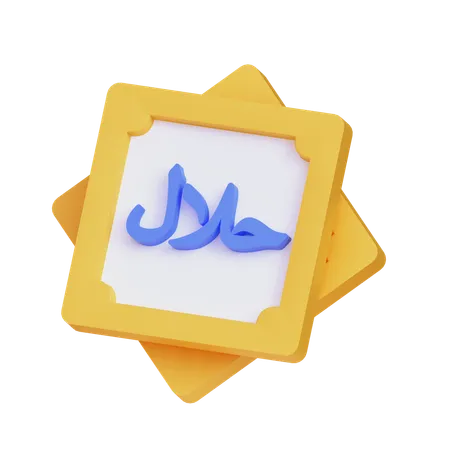 Halal  3D Icon