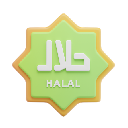할랄  3D Icon