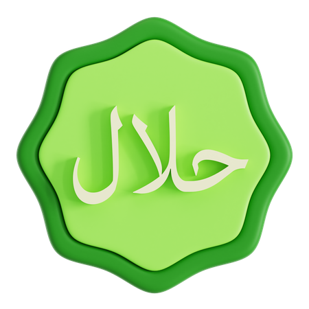 Halal  3D Icon