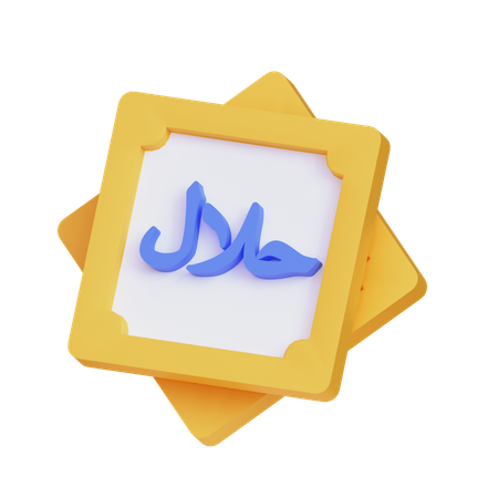 Halal  3D Icon