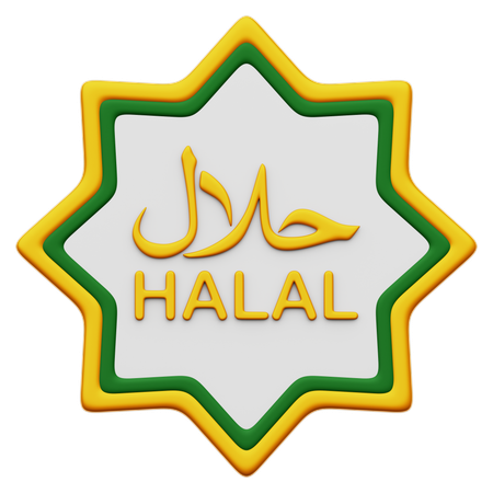 Halal  3D Icon